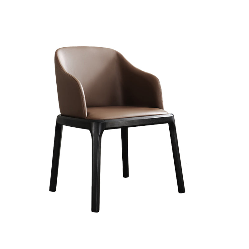 Traditional Chair Wood Solid Back Dining Room Chair for Home