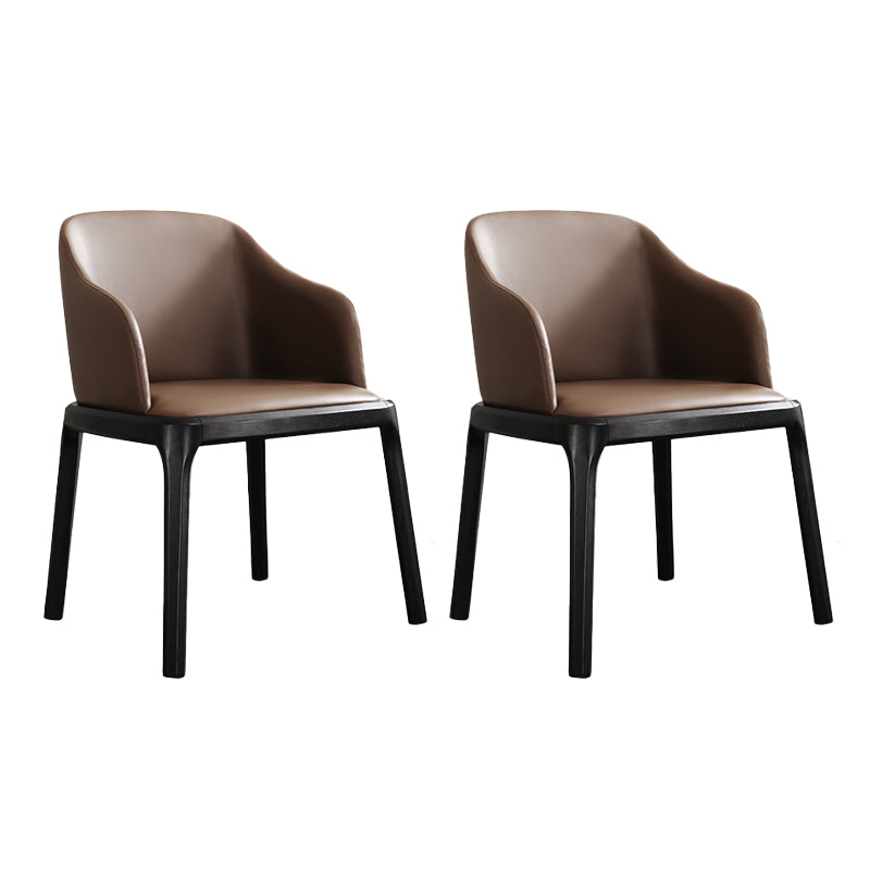 Traditional Chair Wood Solid Back Dining Room Chair for Home