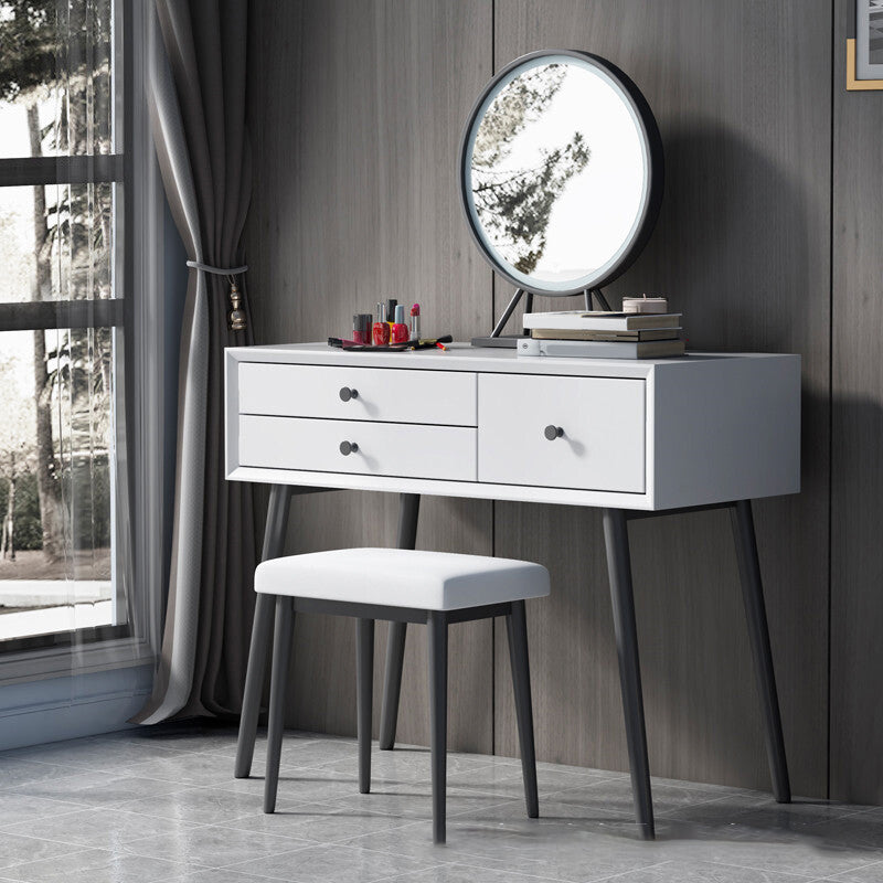 Modern 233.46" Height 3-Drawer Table Top Makeup Vanity for Bedroom