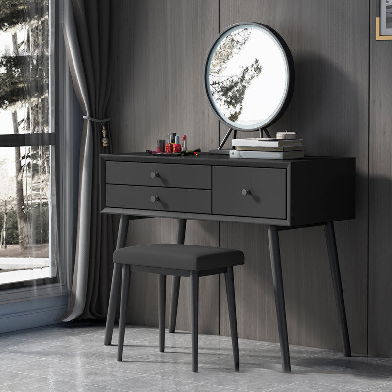 Modern 233.46" Height 3-Drawer Table Top Makeup Vanity for Bedroom