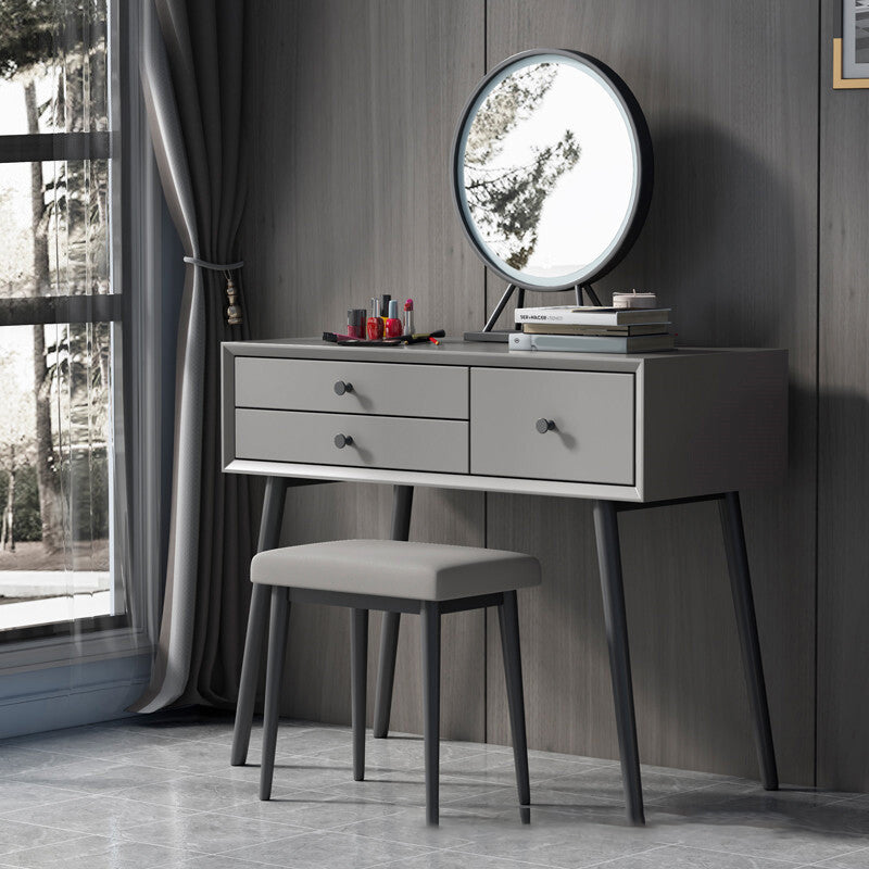 Modern 233.46" Height 3-Drawer Table Top Makeup Vanity for Bedroom