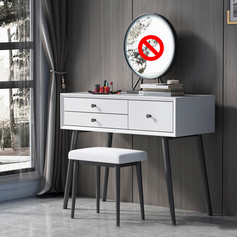 Modern 233.46" Height 3-Drawer Table Top Makeup Vanity for Bedroom