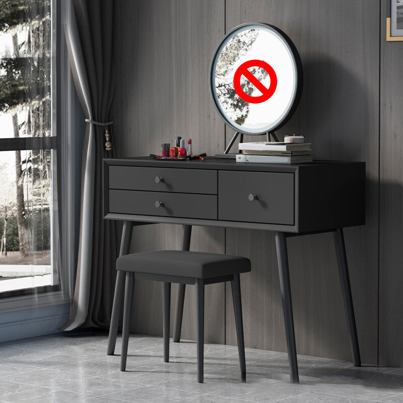 Modern 233.46" Height 3-Drawer Table Top Makeup Vanity for Bedroom