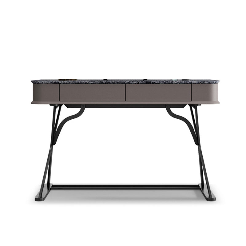 Modernism Stone Top Vanity 29.52" High Vanity Set with Stool