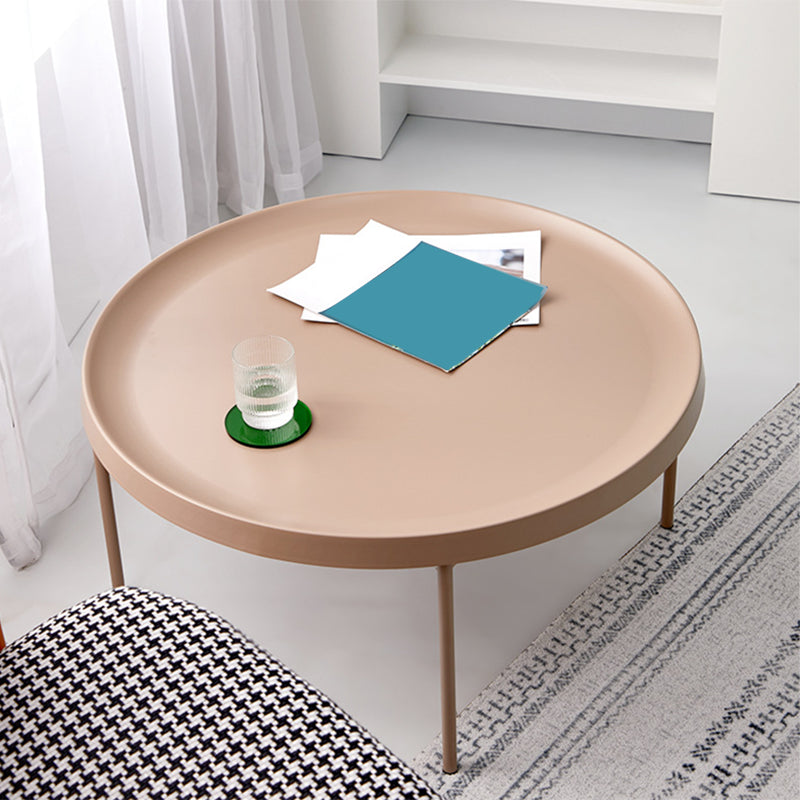 Mid-Century Modern Tray Top Coffee Table 4 Legs Iron Cocktail Table