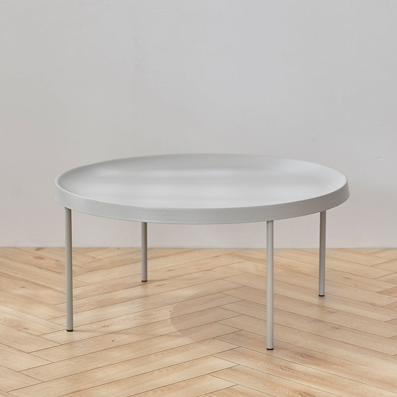 Mid-Century Modern Tray Top Coffee Table 4 Legs Iron Cocktail Table