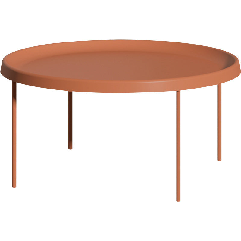 Mid-Century Modern Tray Top Coffee Table 4 Legs Iron Cocktail Table