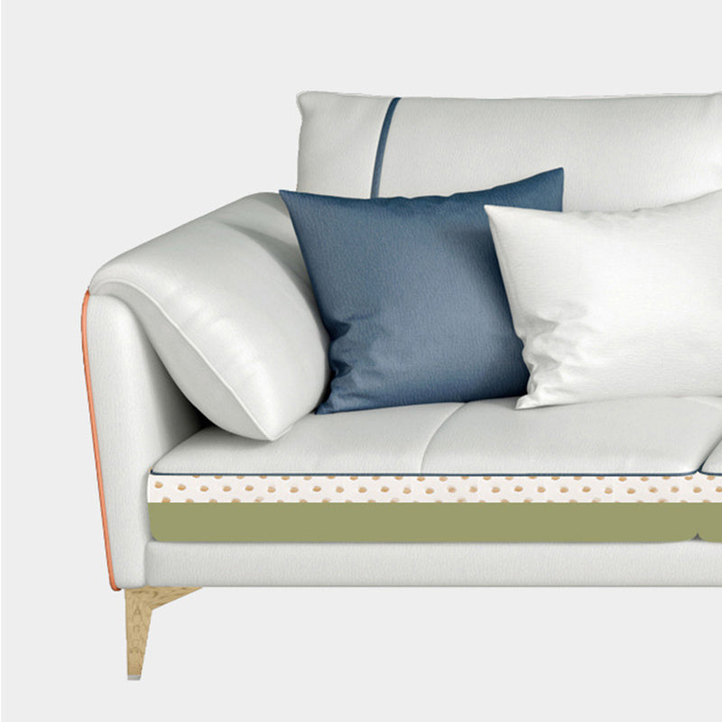 Modern Pillow Back Sectional Pillow Top Arm 4-seater Sectional