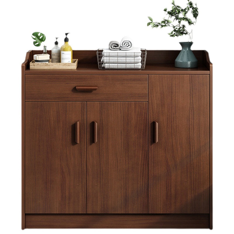 39.4" Tall Wood 3 - Door Accent Cabinet Mid-Century Modern Storage Cabinet