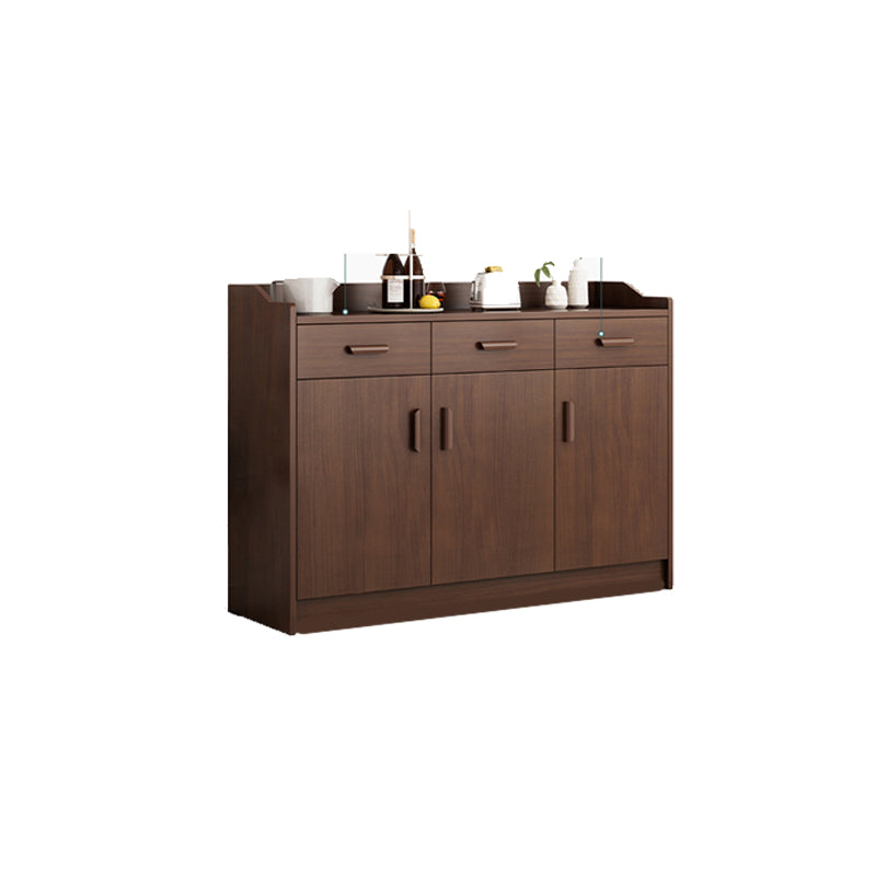 39.4" Tall Wood 3 - Door Accent Cabinet Mid-Century Modern Storage Cabinet