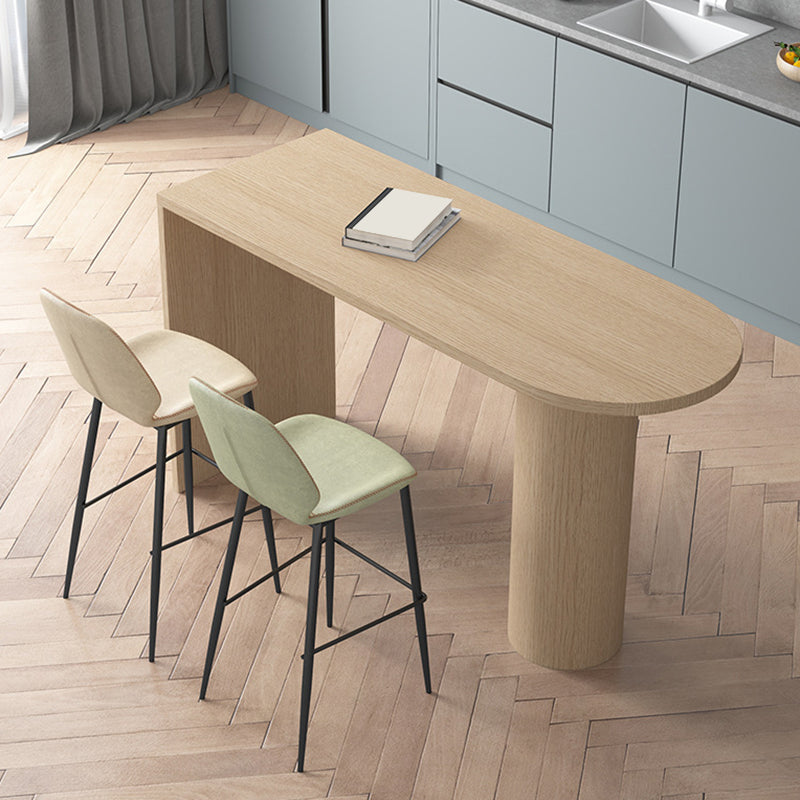 Solid Wood Bar Table Specialty Contemporary Bar Height Pub Table for Indoor