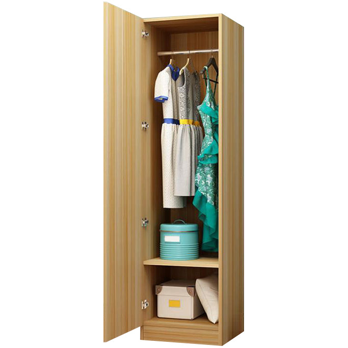 Engineered Wood Wardrobe Cabinet with Shelves Modern Wardrobe Closet
