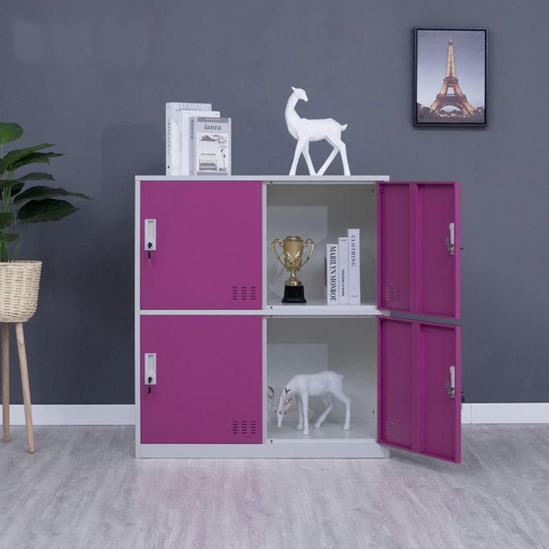 Metal Non-Hanging Cabinet Modern Storage Cabinet with Hinged Doors