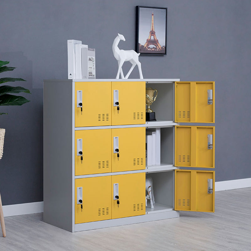 Metal Non-Hanging Cabinet Modern Storage Cabinet with Hinged Doors