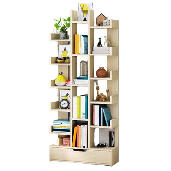 Modern Engineered Wood Bookshelf Open Bookcase Book Shelf for Living Room