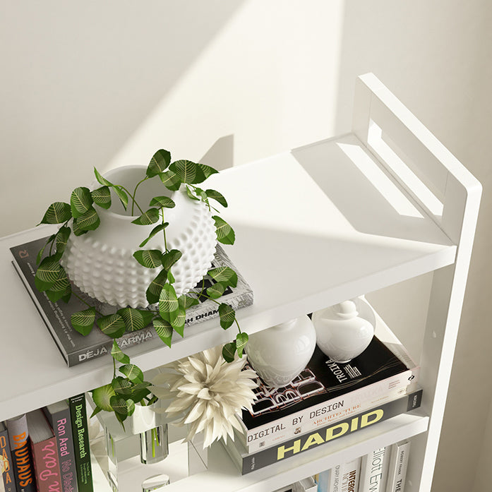 Open Bamboo Home Bookshelf Modern Etagere Shelf Bookcase with Shelves