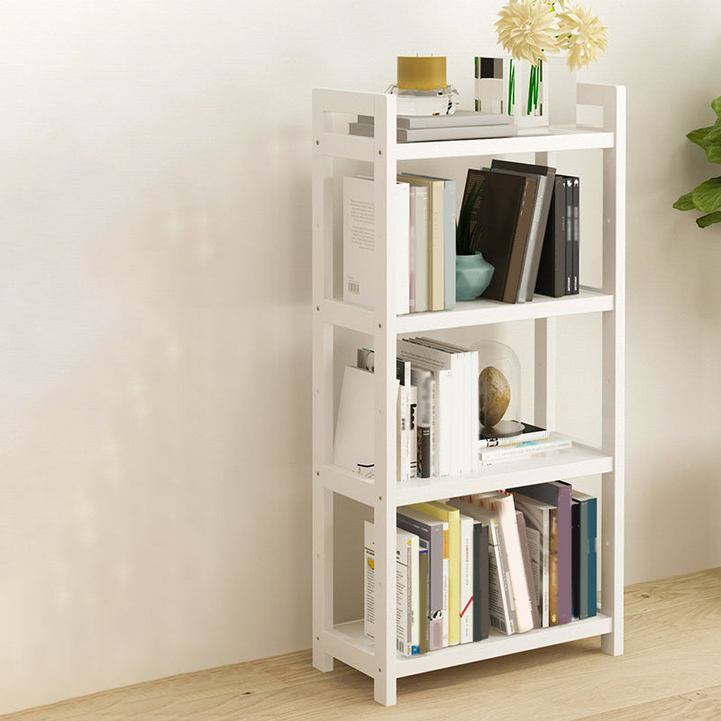 Open Bamboo Home Bookshelf Modern Etagere Shelf Bookcase with Shelves