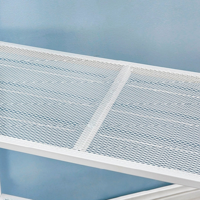 Contemporary Metal Bookcase Open Shelf Bookshelf for Study Room