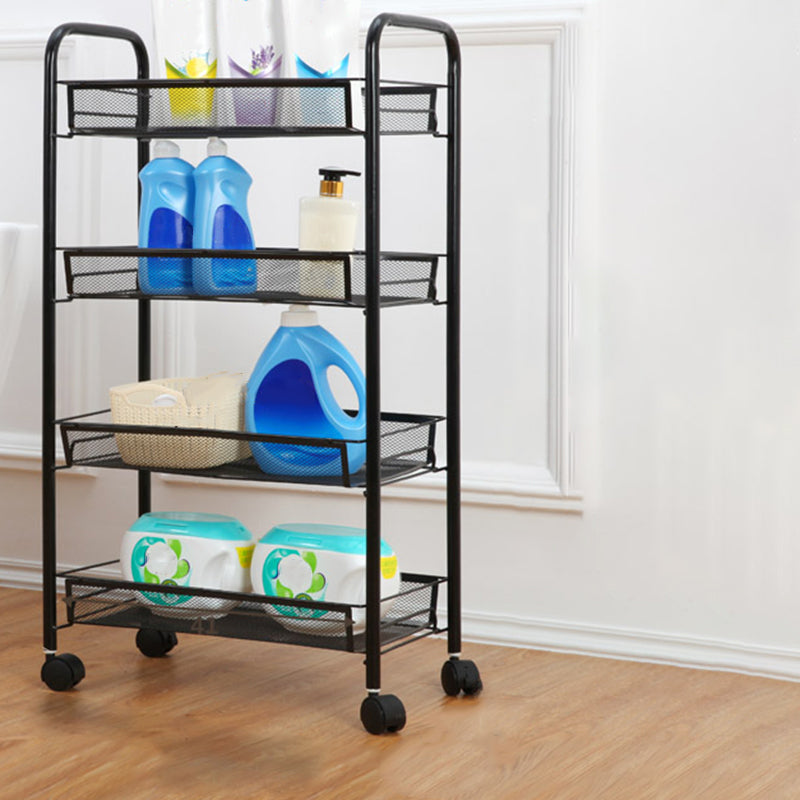 Contemporary Metal Bookcase Open Shelf Bookshelf for Study Room