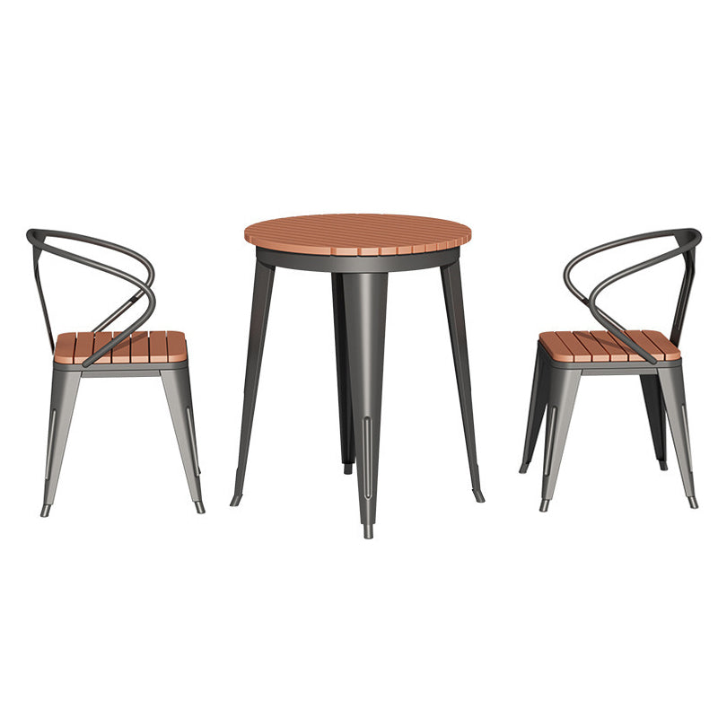 Modern Reclaimed Wood Dining Table Set 1/3/5/7 Pieces Dining Set for Home Use