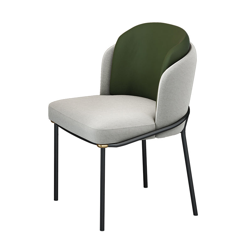 Round Dining Table Set with Padded Chairs 1/4/5 Pieces Faux Marble Dining Set for Home