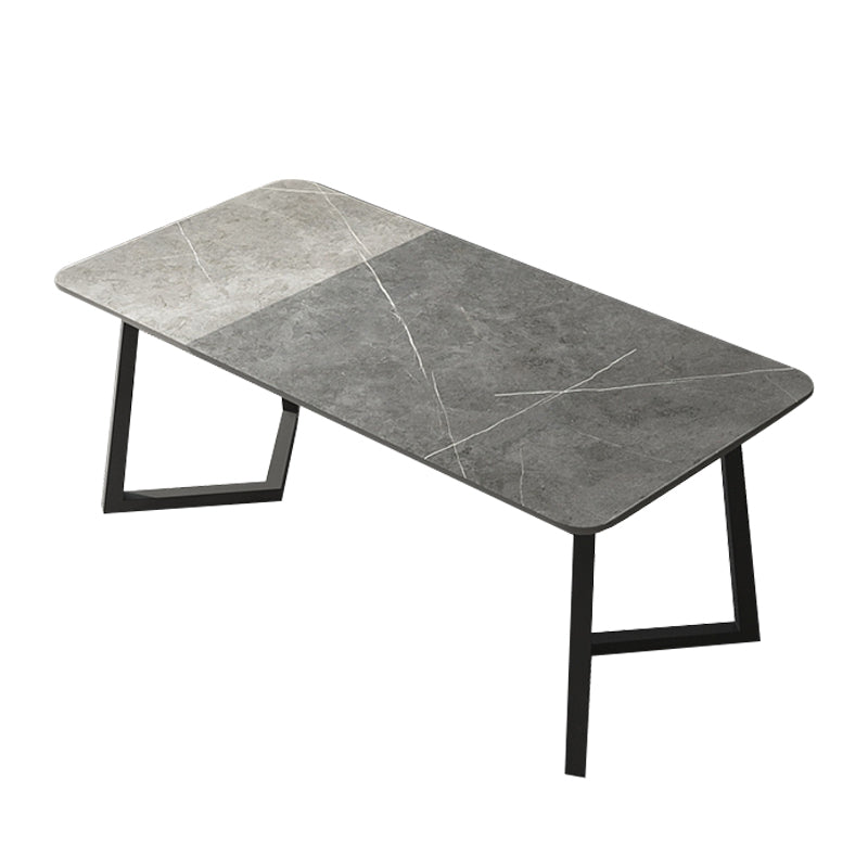 Modern Black Dining Table Set 1/2/5/7 Pieces Metal Dinette Set for Home