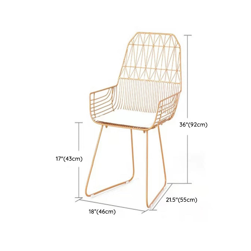 Metal Dining Table Set for Kitchen 1/5/7 Pieces Modern Dinette Set