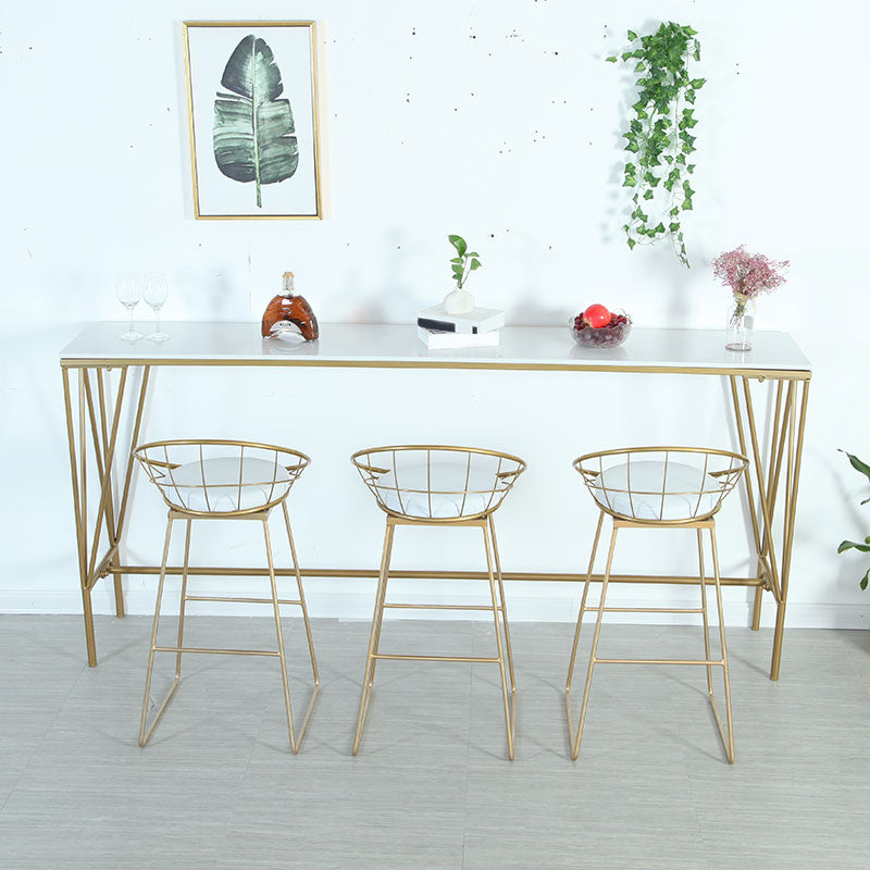 Contemporary Bar Stool and Table Set 1/2/4 Pieces Pub Dining Set