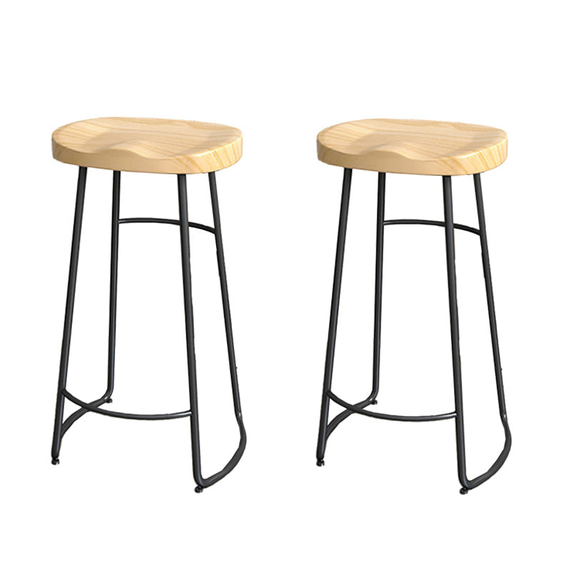 Solid Wood Bar Stool and Table Set 1/2/4/5 Pieces Pub Dining Set
