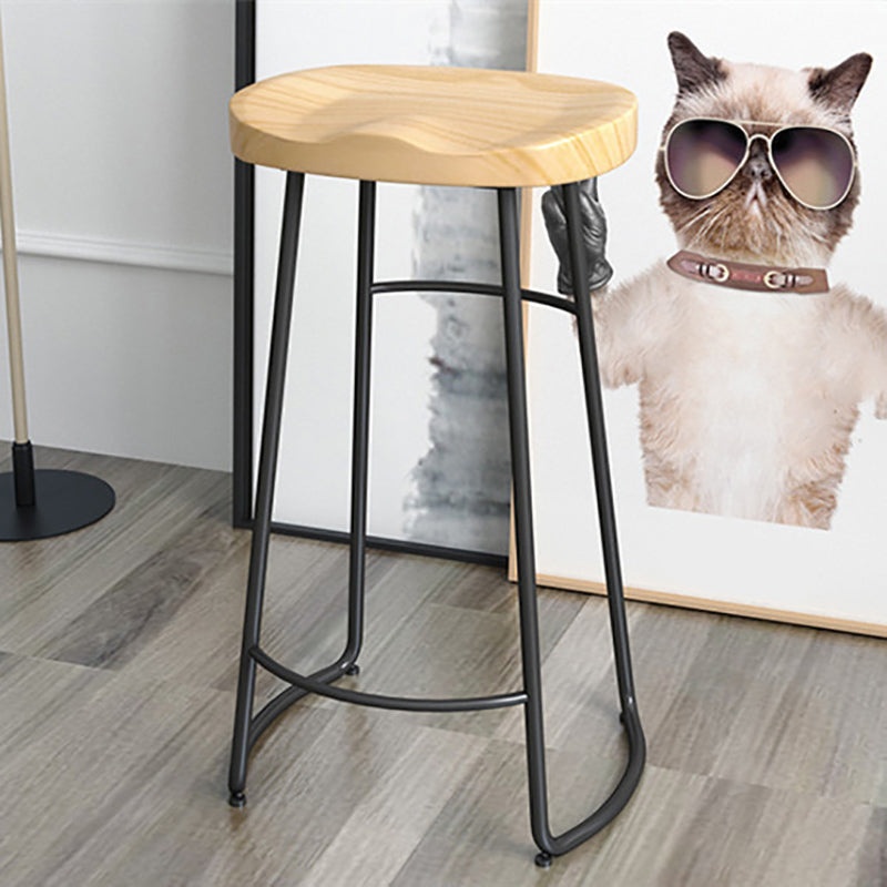 Solid Wood Bar Stool and Table Set 1/2/4/5 Pieces Pub Dining Set