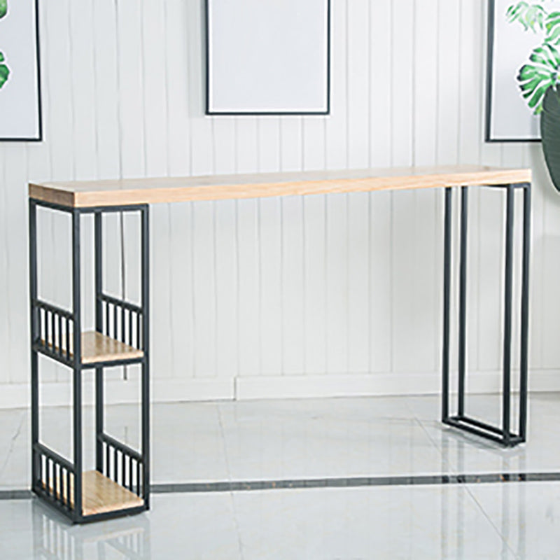 Rectangular Bar Stool and Table Set 1/2/3 Pieces Industrial Pub Table Set