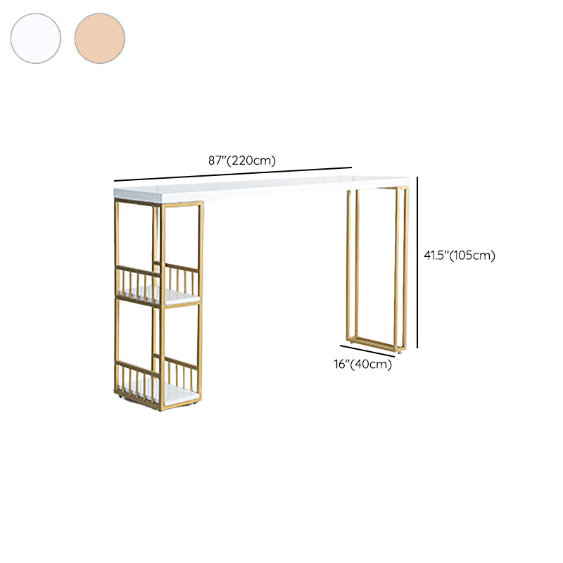 Rectangular Bar Stool and Table Set 1/2/3 Pieces Industrial Pub Table Set
