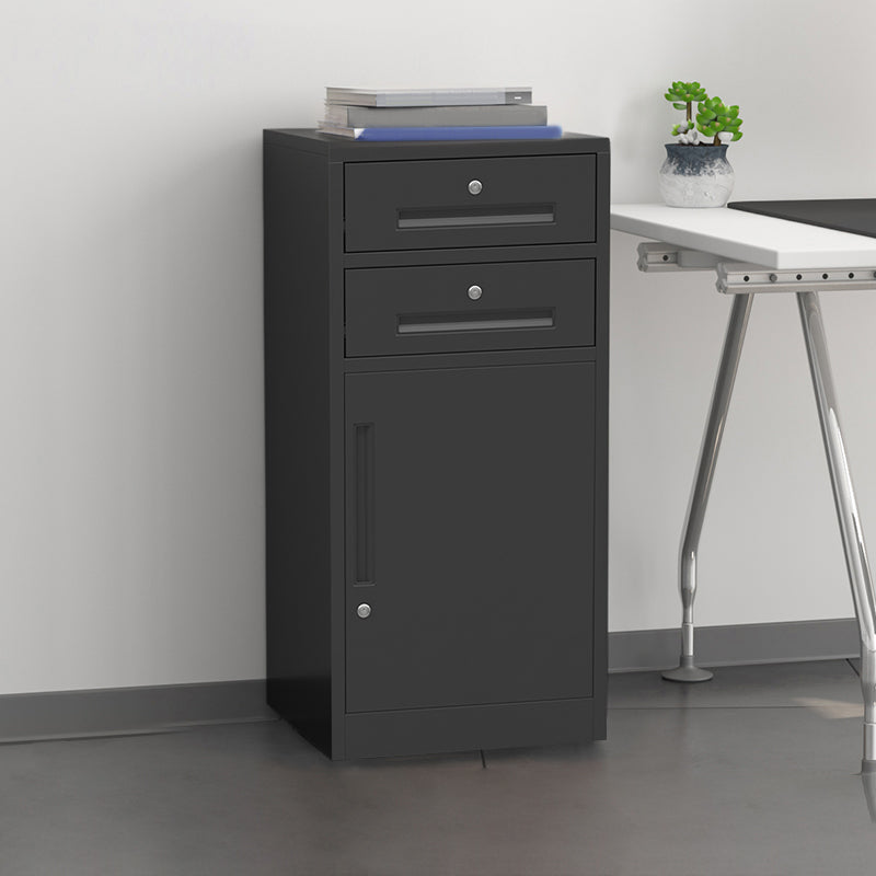 Steel Filing Cabinet Vertical File Cabinet with Lock and Storage