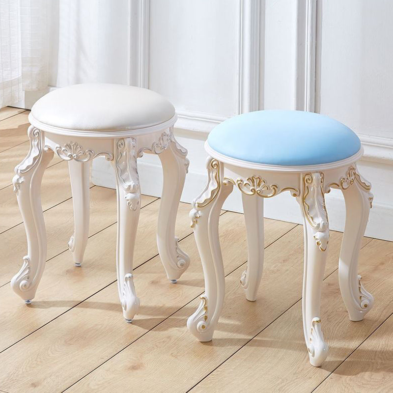 Gold Water Resistant Standard Round Leather Standard for Home Decor