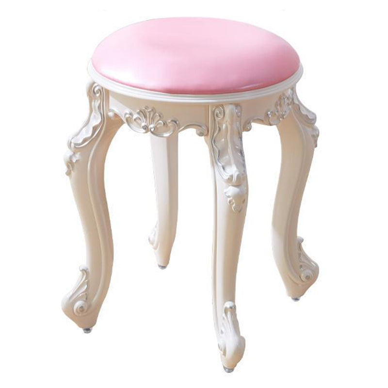 Gold Water Resistant Standard Round Leather Standard for Home Decor