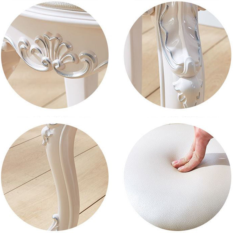 Gold Water Resistant Standard Round Leather Standard for Home Decor