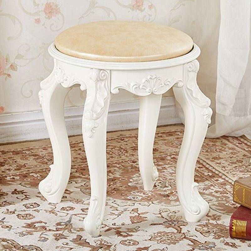 Gold Water Resistant Standard Round Leather Standard for Home Decor