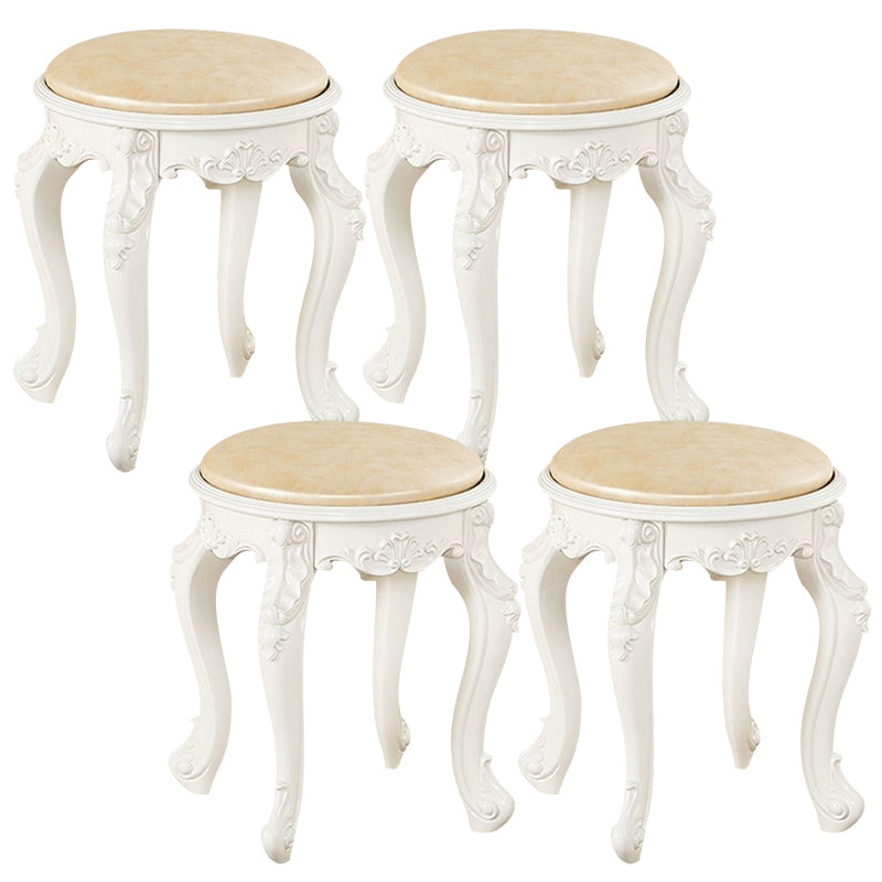 Gold Water Resistant Standard Round Leather Standard for Home Decor