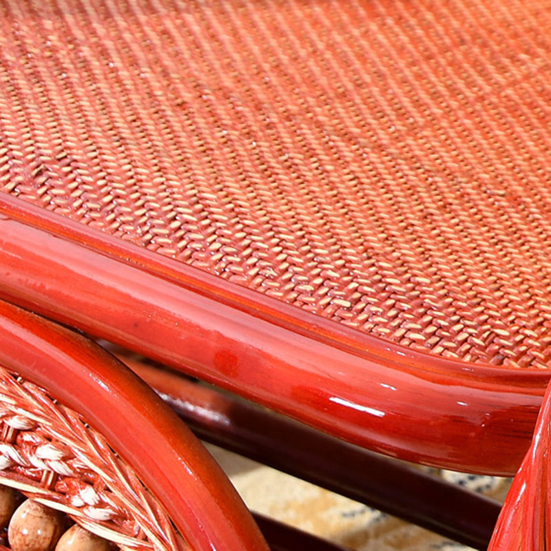 Modern Rocker Chair Pure Color Wooden Rocking Chair for Living Room