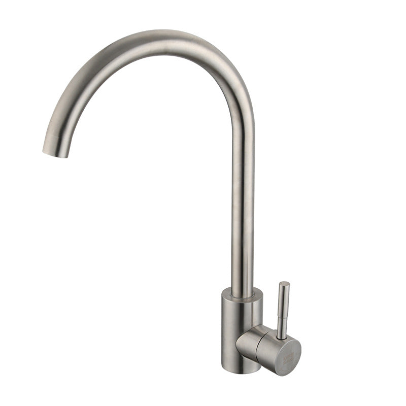Contemporary Single Handle Kitchen Faucet 1-Hold Water Filler