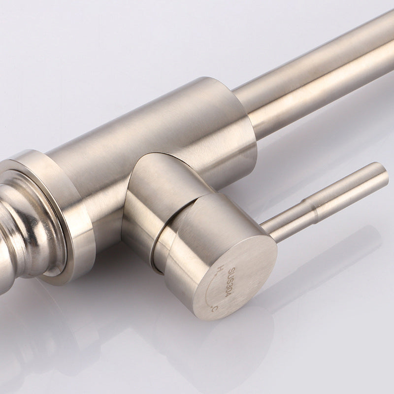 Contemporary Single Handle Kitchen Faucet 1-Hold Water Filler