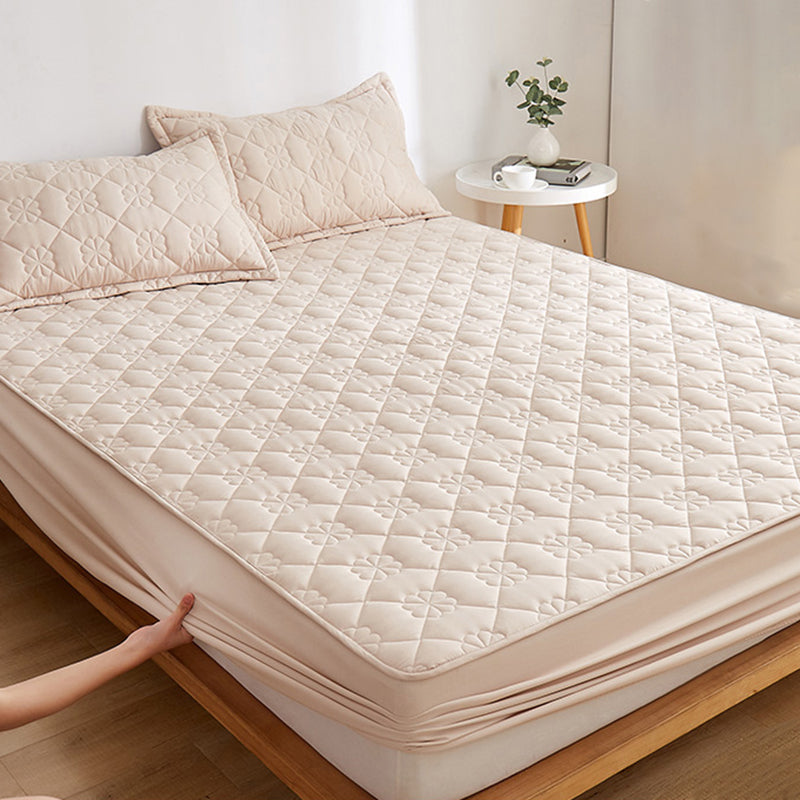 Cotton Bed Sheet 3-Piece Pure Color Fade Resistant Sheet Set