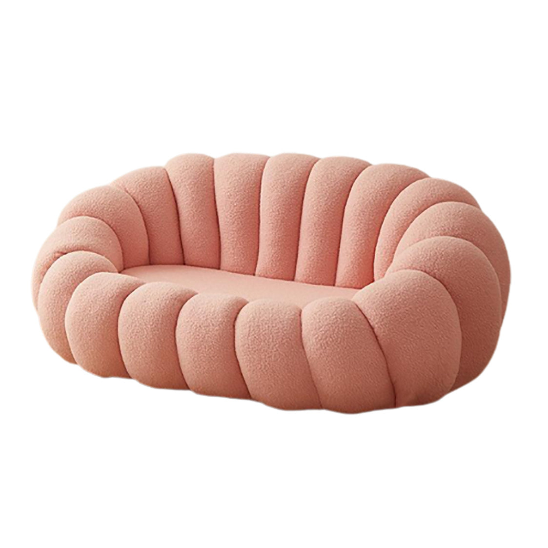 Contemporary Sofa with Sloped Arms 26.77" High Standard Sofa