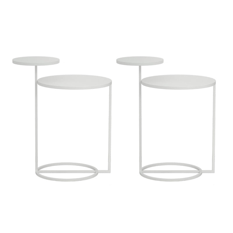 Metal Bedside Cabinet Industrial Style Accent Table Nightstand for Bedroom