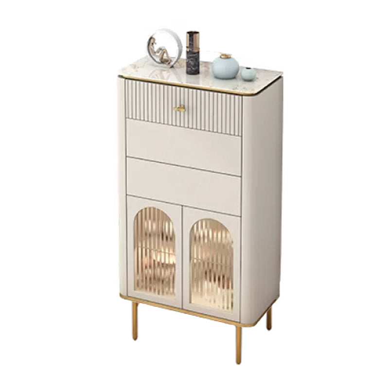 11.7-inch Width Glam Storage Chest Dresser Stone Storage Chest