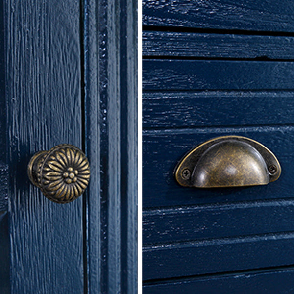 13.65-inch Width Coastal Storage Chest Dresser Solid Wood Storage Chest