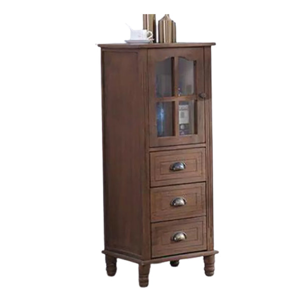 13.65-inch Width Coastal Storage Chest Dresser Solid Wood Storage Chest