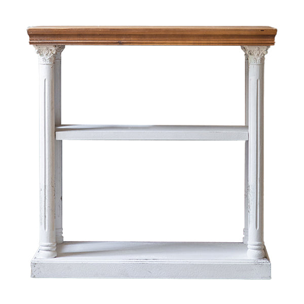 French Country Solid Wood Console Table Distressed Accent Table