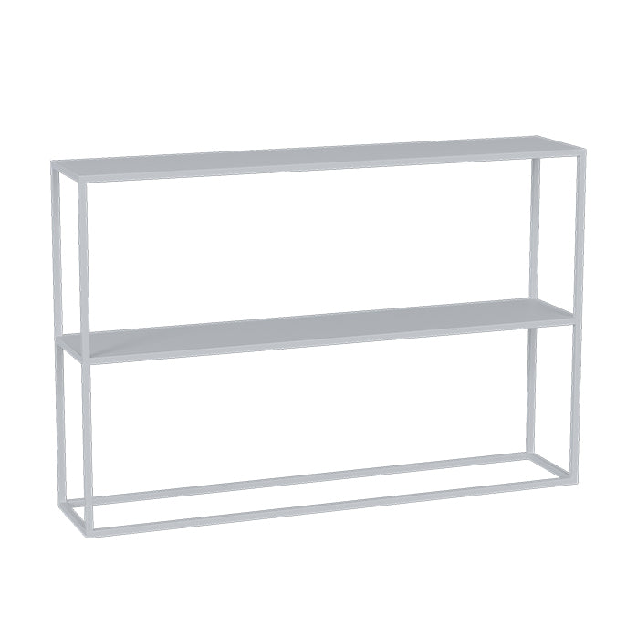 Modern Console Accent Table Antique Finish Rectangle Console Sofa Table in Metal