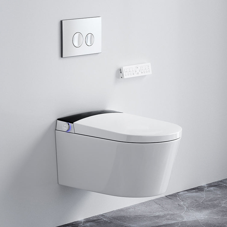 Contemporary 1-Piece Bidet Toilet Wall Mount Toilet Bowl for Washroom